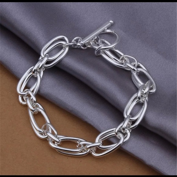 925 silver plated chain bracelet - Picture 7 of 9